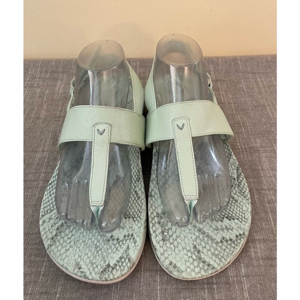 VIONIC Tala Womens Size 9 Mint T-Strap Slingback Sandals - Picture 2 of 12